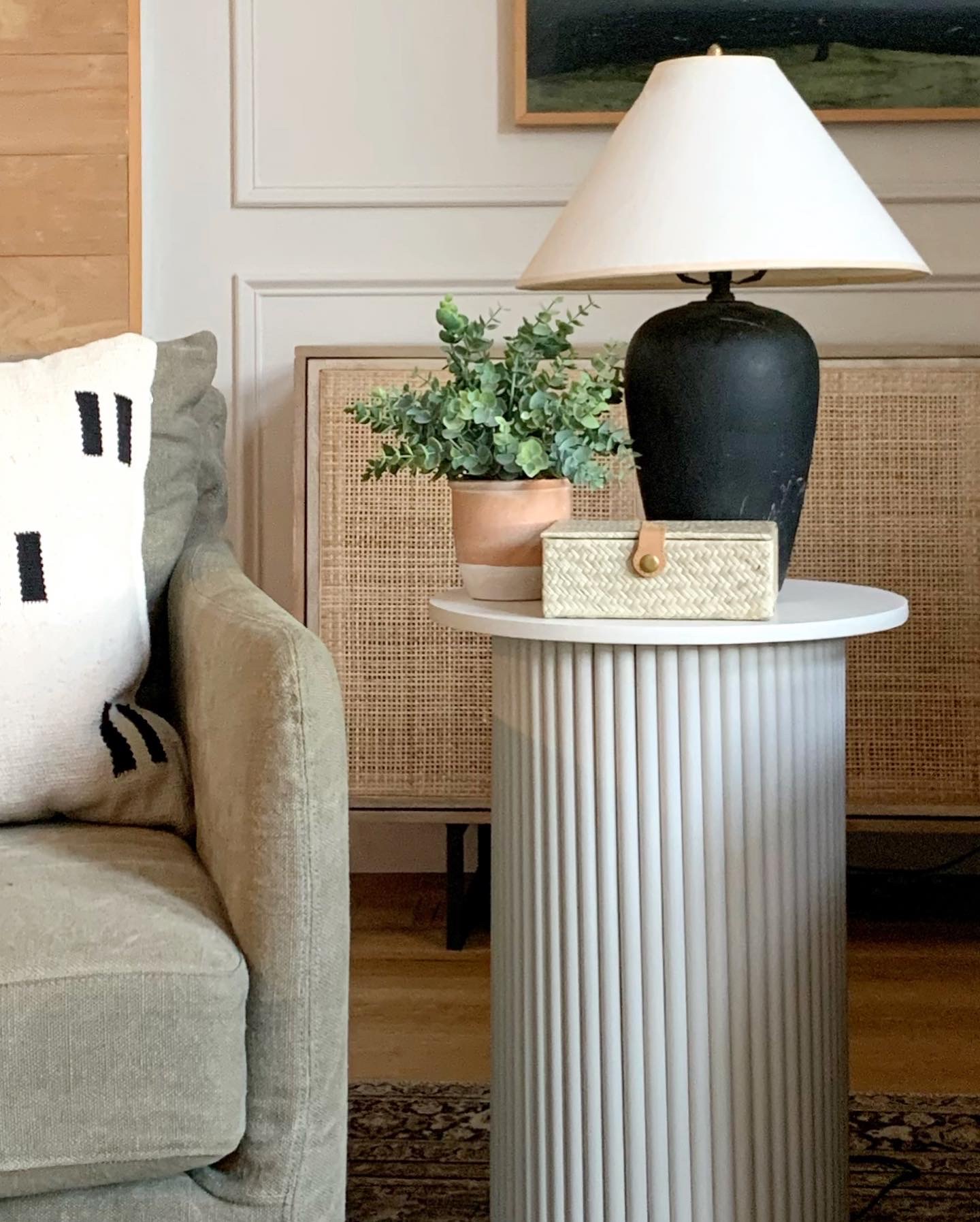 DIY, fluted, side, table, trend