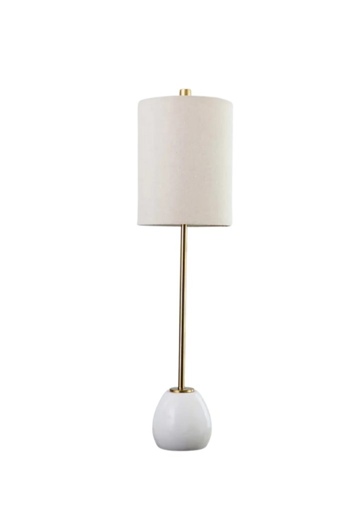 table lamp, marble base, lighting, kirklands
